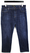 Les Copains Uomo Eu 54 O ~ X Grande Elasticizzato Regular Blu Scuro Jeans