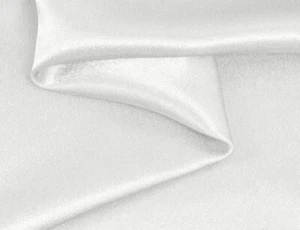 White Crepe Back Satin Fabric 60” wide 100% polyester - Picture 1 of 1