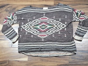 Pull femme LRL Ralph Lauren Southwestern Serape taille S - Photo 1/8