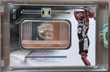 IMPECCABLE 1 FINE TROY OUNCE SILVER DAVID ROBINSON CARD #1 HALL OF FAME SP 11/20
