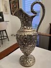 S Kirk &Son 11 Oz Sterling Silver Repousse Ewer Pristine Very Crisp Hand Made308