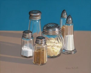 DANFORTH Shakers, 8x10 still life realistic original oil painting - Picture 1 of 3
