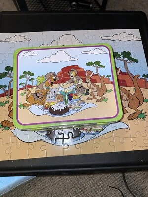 Rompecabezas de 100 piezas Scooby Doo peludo lonchera de metal lata Hanna-Barbera 2012 Foto 1 de 4