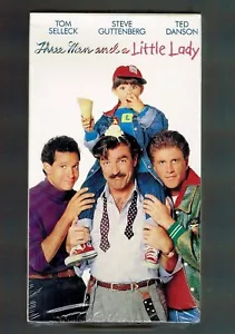 Drei Männer und eine kleine Dame Tom Selleck Steve Guttenberg Ted Danson VHS NEU - Bild 1 von 2