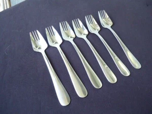 6 stainless steel splayds buffet forks - Bild 1 von 3