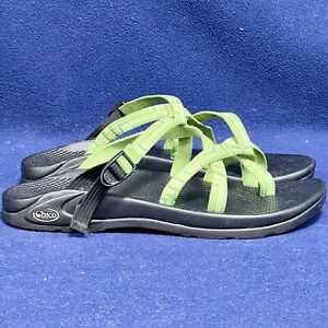 Chaco Zong Ecotread Longitude Sandal  Toe Loop Slides J101670 Women's Size 8