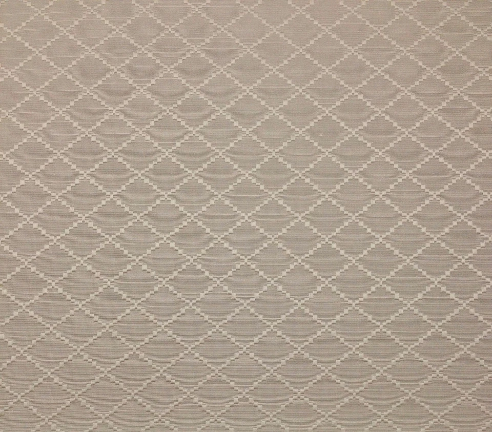 Ballard Designs Lorenzo Putty Taupe Woven Diamond Multi Use Fabric 9 Yards