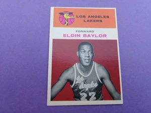 1961-62 Fleer #3 Elgin Baylor Lakers Legend Rookie RC HOF EX-MINT Sharp Corners - Picture 1 of 4