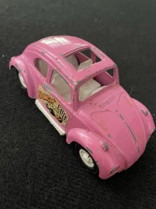 Volkswagen Beetle Stingin Bug Die Cast Car Pink by Tootsie Toy Chigago - Picture 1 of 5