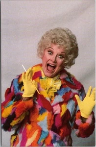 Tarjeta postal comediante vintage de los años 80 PHYLLIS DILLER/personalidad estrafalaria/Coral Lee - Imagen 1 de 2