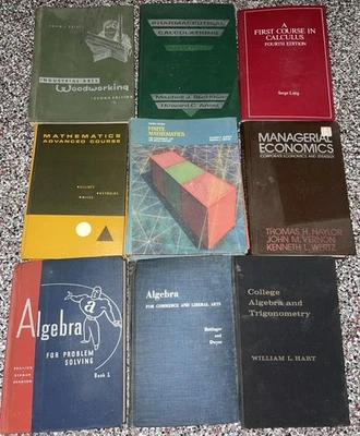 Vintage Educational Books- Bundle Of 9 Foto 1 de 4
