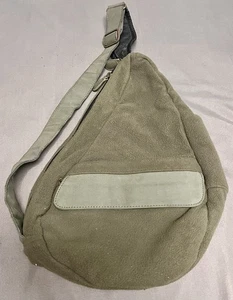 L.L. Bolso Bandolera Bean Ameribag Verde Oscuro Eslinga Polar y Gamuza  - Imagen 1 de 10