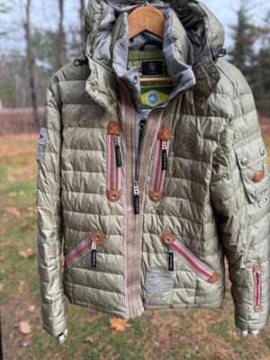Bogner Sports Mujer 38 48 Plumón Capucha Esquí Parka Puffer Chaqueta Abrigo Apenas Usado Foto 1 de 4