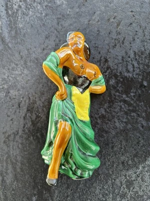 CARAFE VALLAURIS      DANSEUSE GITANE       Signé FERLAY       PICHET VALLAURIS - Photo 1/3