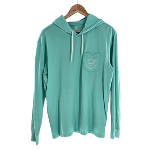Southern Tide mintgrün Build with Purpose Langarm-T-Shirt mit Kapuze Large - Bild 1 von 9