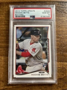 Mookie Betts 2014 Topps Update US26 Rookie Card PSA 10 Gem MT Boston Red Sox RC - Bild 1 von 1