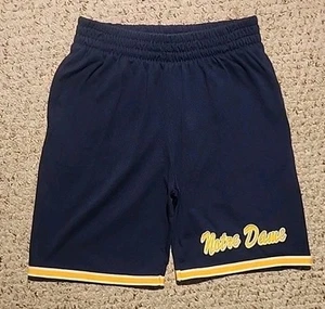 VTG 1990S Starter Notre Dame University Drawstring Shorts Mens M Medium - Picture 1 of 9