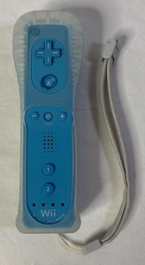 Official Nintendo Wiimote Controller Blue RVL-036 Wii Remote OEM Cleaned Tested! - Picture 1 of 4
