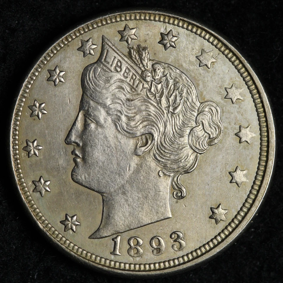 1893 Liberty V Nickel BU *UNCIRCULATED* MS E247 DQLM - Image 1 of 2