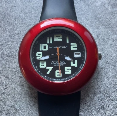 Cool Momentum Alter Ego Watch 38mm Silver Tone Case W/Red Bezel A5 - Изображение 1 из 4