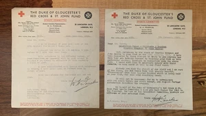 Duke of Gloucester's Red Cross & St John Fund, WW2 Era Letters Fundraising Event - Picture 1 of 12