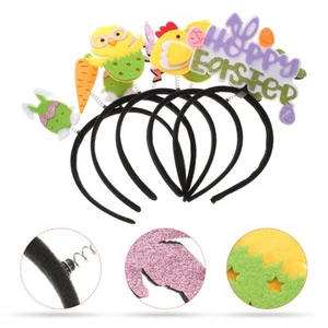 5 Pcs Bunny Headband Child Kid Birthday Dress-up Hair Hoop Bands for Girls Kids - Picture 1 of 10
