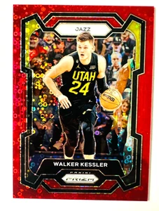 Tarjeta Panini Prizm Walker Kessler ROJA 2023-24 Disco Prizm SP #/100 ¡Estrella de Jazz! - Imagen 1 de 3