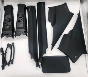 Acura TL TYPE S Interior A B C Pillars Roof Handle Pull BLACK 2007 2008 OEM - Picture 1 of 14