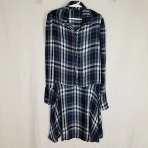 Art Class Blue Plaid Dress - Picture 1 of 9