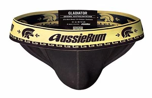 Gladiator Bikini Black Aussiebum Men's Briefs/Underwear - Picture 1 of 7