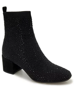Kenneth Cole Reaction Womens 8.5M Rida Stretch Jewel Dress Booties in Black $109 - Picture 1 of 10