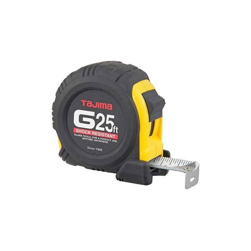 G-25bw Tajima 1 X 25 Shock Resistant Tape Measure 049296024598