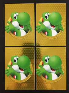 Super Mario Golden Card Yoshi #149 Panini / 4 carte collezionabili Gold - Foto 1 di 3