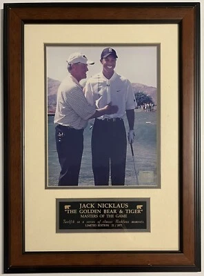 Jack Nicklaus “The Golden Bear & Tiger Woods” Masters Of The Game 21/2071 Foto 1 de 3