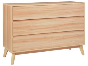 3 Drawer Chest Light Wood SARDIS - Picture 1 of 10