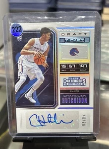 2018-19 Contenders Draft Picks Chandler Hutchison AUTO RC white jersey 48/99🔥 - Picture 1 of 5