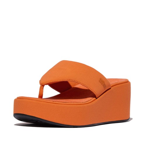 FitFlop JF8 C20 Platfforms Ladies Narrow Satsuma Slip On Sandals