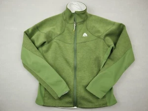 Nike ACG Jacket Women Small Green Solid Full Zip Embroidery Pocket Outdoor S - Picture 1 of 9