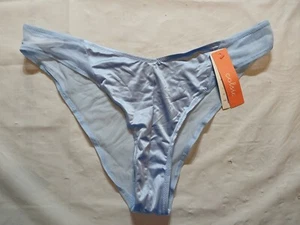 Women's Satin Cheeky Underwear - Colsie Blue Size XL - Picture 1 of 6