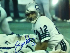 Sam Adkins Signed Seattle Seahawks 8x10 Photo Autographed Picture Auto - Picture 1 of 1