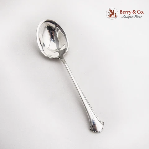 Chippendale Sugar Spoon Sterling Silver Towle 1937 Cover