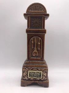 Vintage Ezra Brooks Heritage Whisky Clock Decanter, VGC,No Chips/Cracks, 12"Tall - Picture 1 of 5