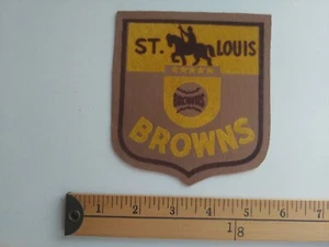 * 1 RARE 40s ST. LOUIS BROWNS BALTIMORE ORIOLES BASEBALL PATCH CREST VINTAGE * - Picture 1 of 2