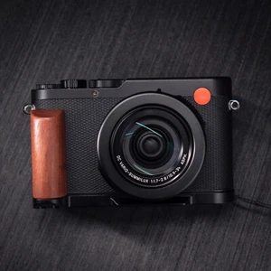 Mango de madera maciza ultraligero y negro versátil base de aluminio para Leica D-lux8 - Imagen 1 de 23
