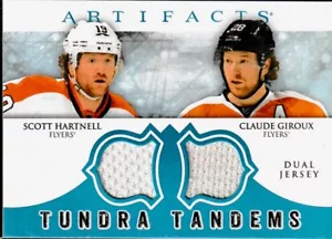 2012-13 Upper Deck Artifacts Tundra Tandems Hattnell/Giroux Dual Jersey #TT-HG - Picture 1 of 2