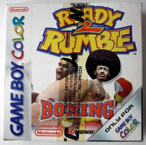 NINTENDO 1999 GAME BOY COLOR READY 2 RUMBLE BOXING GAME MIDWAY NORTEC SEAL NEW ! - Picture 1 of 6
