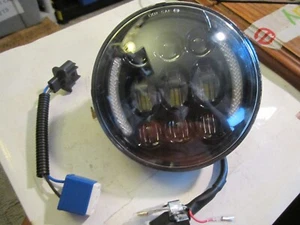 SUPAREE LIGHT FORWARD SP-CL856-B, 5.75 LED HEADLIGHT, HARLEY DAVIDSON WITH HALO - Picture 1 of 5