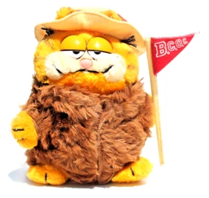 9" Plush Garfield BIG CAT ON CAMPUS College Days BCOC Stanford Red - Picture 1 of 7