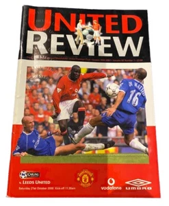 MANCHESTER UNITED V LEEDS UNITED - PREMIER LEAGUE - 21/10/2000 - Picture 1 of 1