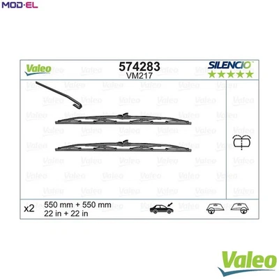 LIMPIAPARABRISAS 574283 PARA PEUGEOT 405/II/Van/Break/Mk K5A/KDX 1.4L LFZ 1.8L 4cyl Foto 1 de 4